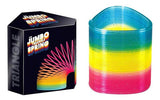 Resorte Magico Triangulo Multicolor Jumbo En Caja 8cm