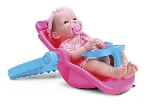 Muñeca Bebote Bebé Real + Huevito + Mamadera + Chupete