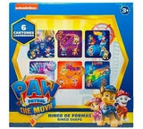 Paw Patrol Bingo De Formas 6 Cartones Original 1618