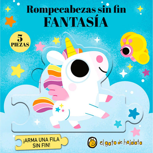 Fantasia Libro Para Niños Mini Rompecabezas Guadal 3702
