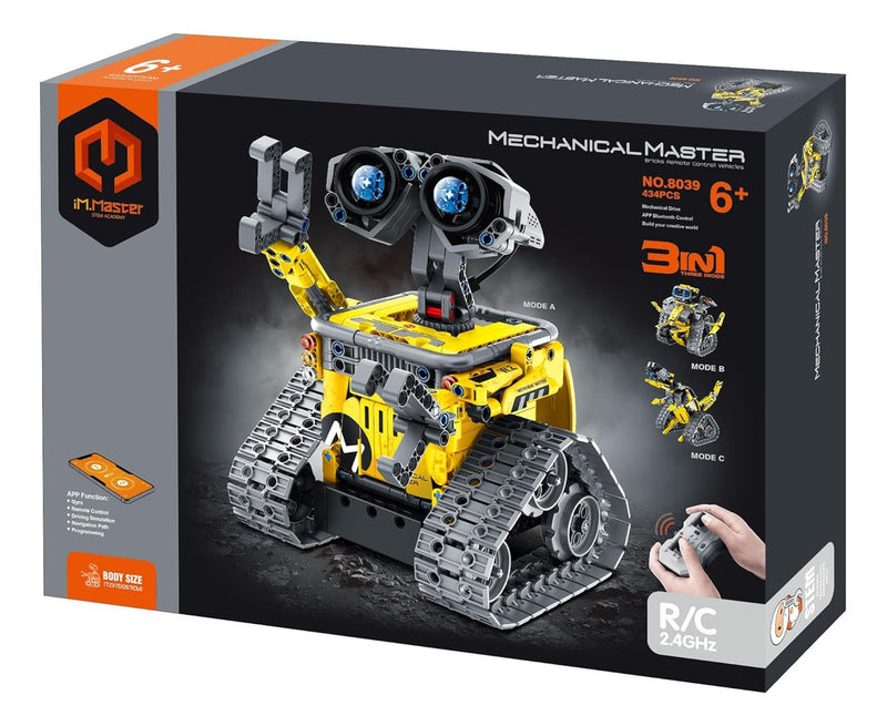 Vehiculo Robot Radio Control 434 Pzas Bloques P/armar Ft208