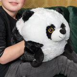 Peluche Oso Panda Calienta Manos Almohada 35cm Wabro 70226