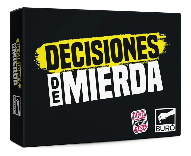 Decisiones De Mierda Juego De Mesa Cartas Buro Ddm