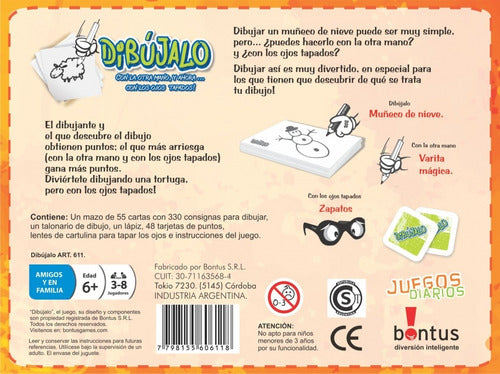Dibujalo Juego De Mesa Original Bontus 611