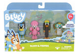 Bluey Set Con 4 Figuras Bluey & Friends Original 17366