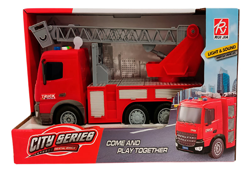 Camion Bomberos Con Luz Y Sonido Ik0722
