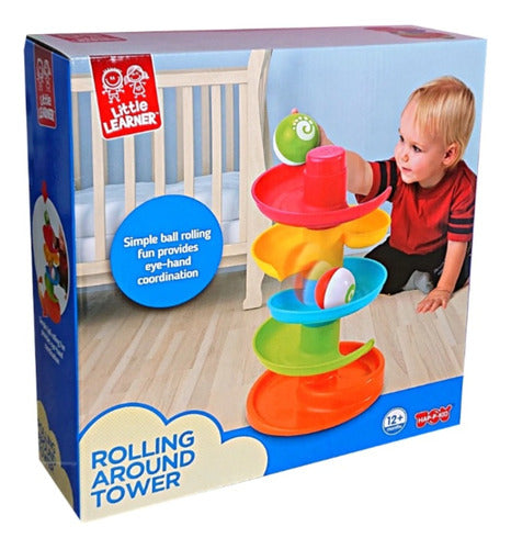 Torre De Bolas Juego Didactico Para Bebe 4224