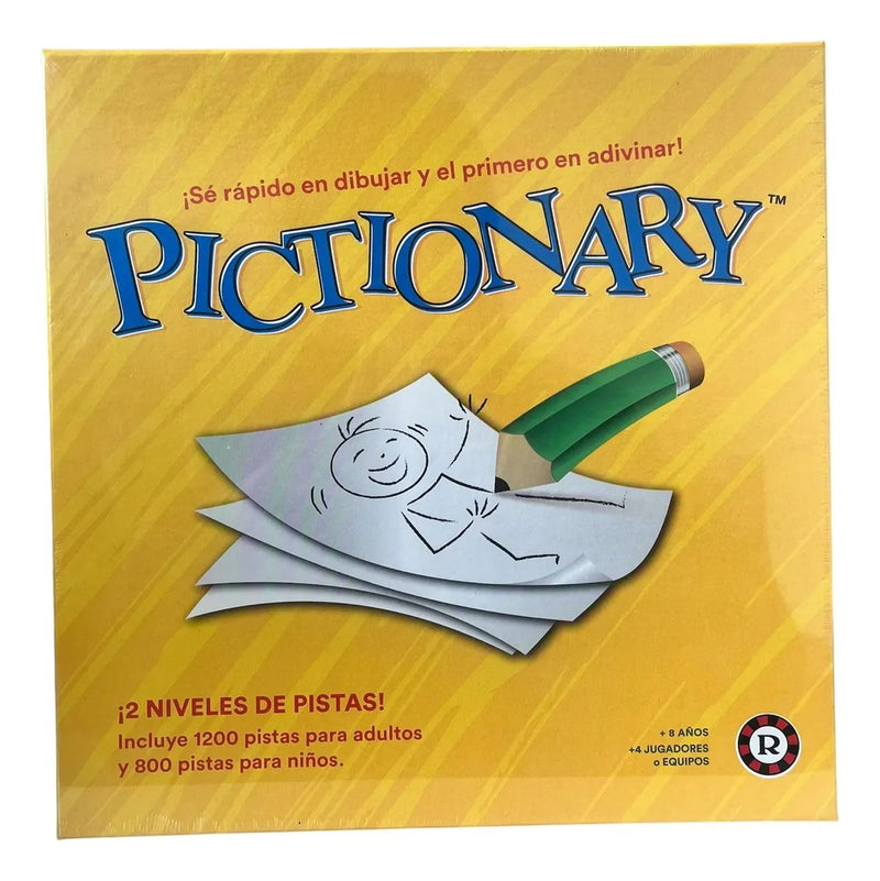 Pictionary Familiar Juego De Mesa Para Dibujar Mattel Ruibal