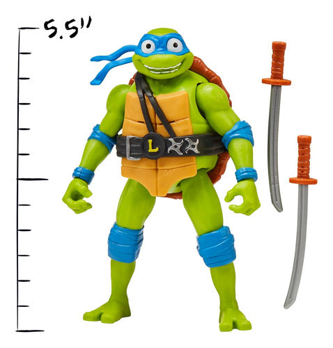 Tortugas Ninja Movie Lujo Leonardo C/acc 15 Cm Int 83350