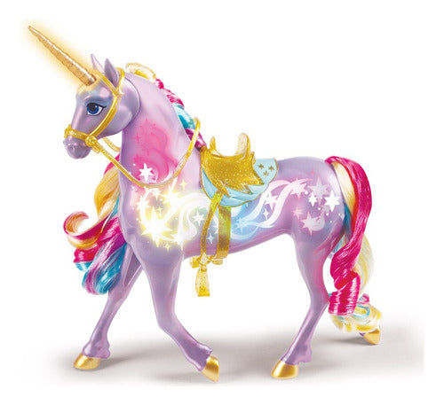 Unicornio Arcoiris Unicorn Academy Con Luz Y Sonido 23205