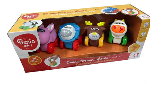 Animalitos Sobre Ruedas Didactico Benic Baby 6643