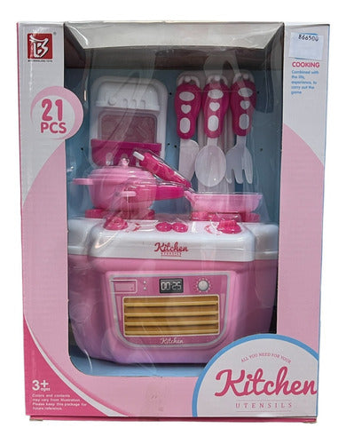 Set De Cocina Mini Con Accesorios Sebigus 53600
