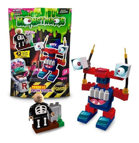 Bloques Rasti Monstruos Serie 1 Bitty Y Hueso 42 Pzas 1091