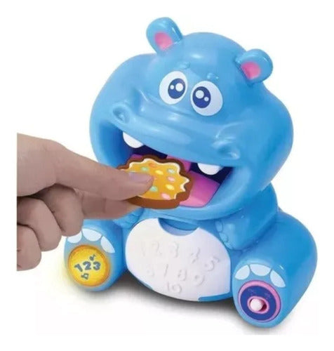 Hipopotamo Juguete Didactico Bilingue Con Luz Y Sonido 4229t