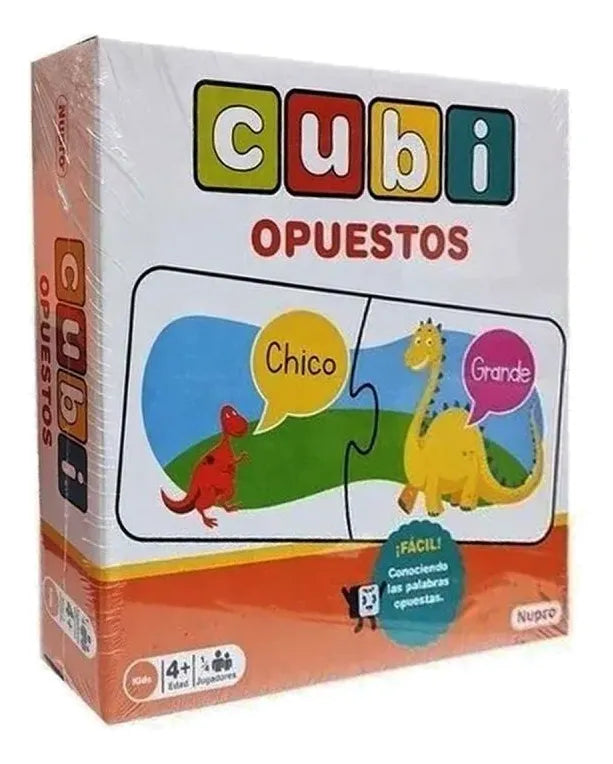Cubi Opuestos Juego De Mesa Didactico Nupro 1402