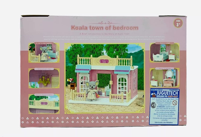 Set De Koala Town Modelo Dormitorio Con Accesorios 6376