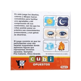 Cubi Opuestos Juego De Mesa Didactico Nupro 1402