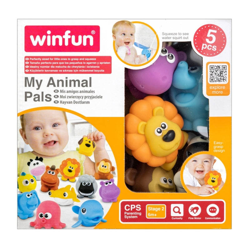 Set De Animalitos La Selva 1303 Para Bebe Winfun