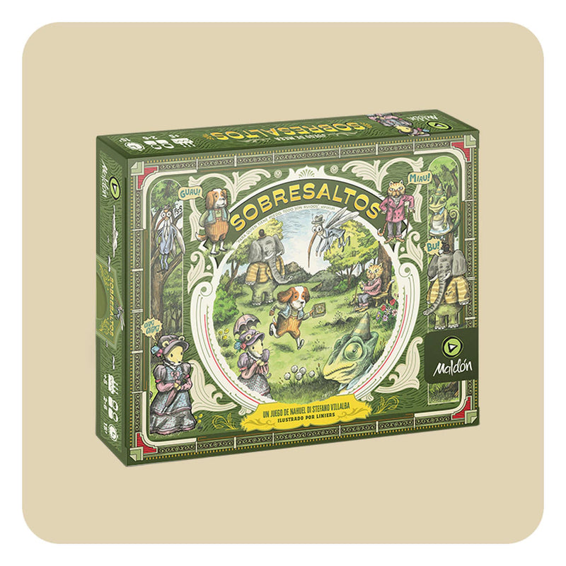 sobresaltos juego de mesa original maldon