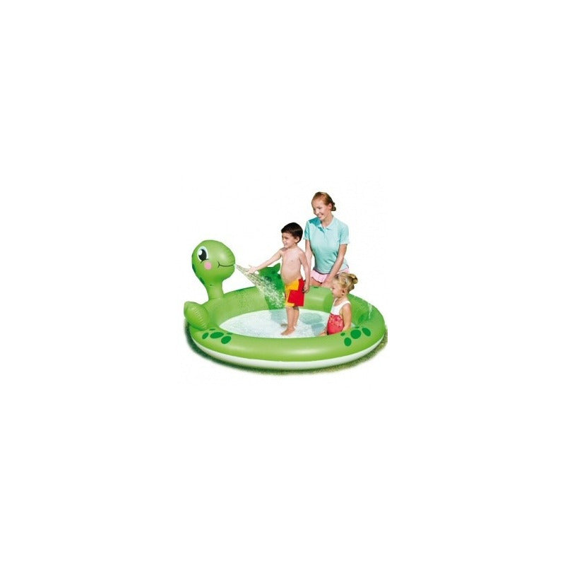 Pileta Tortuga Interactiva Para Jugar 180x152x66cm Bestway