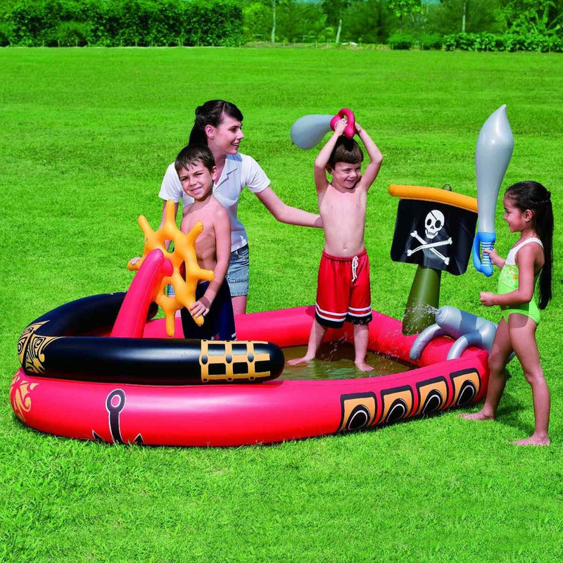 Pileta Centro De Juegos Pelotero Piratas Para Jugar Bestway