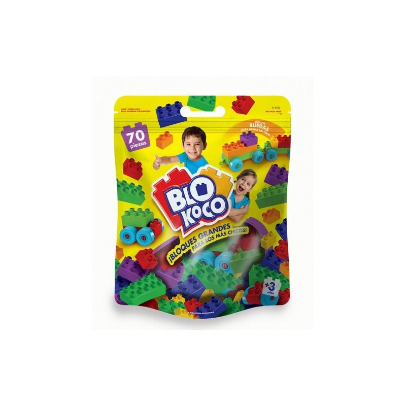 Blokoco Bloques Grandes Tipo Rasti 70 Piezas Dimare