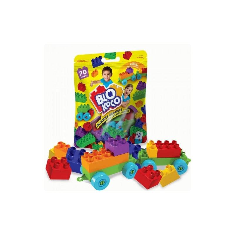 Blokoco Bloques Grandes Tipo Rasti 70 Piezas Dimare