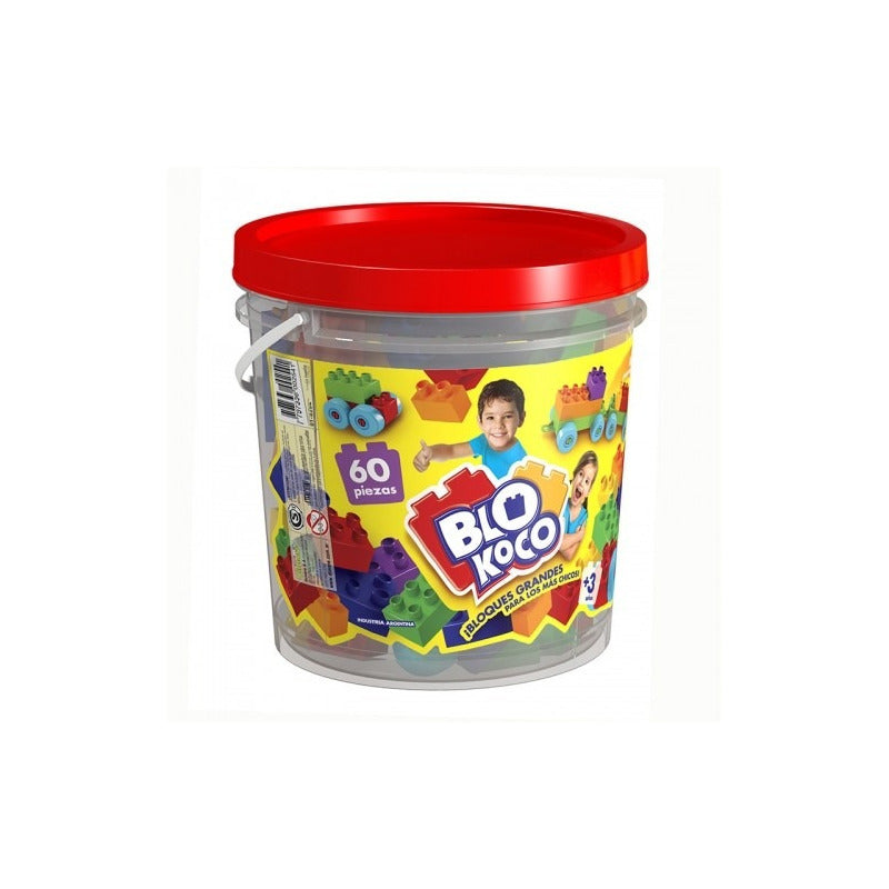 Blokoco Bloques Grandes Tipo Rasti 60 Piezas Dimare