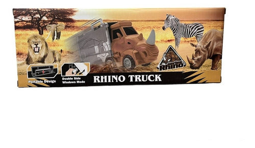 Camion Porta Autos Rino Truck 27cm 7894