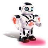 Shooter Robot Con Luz Y Sonido Lanza Discos Original Ditoys