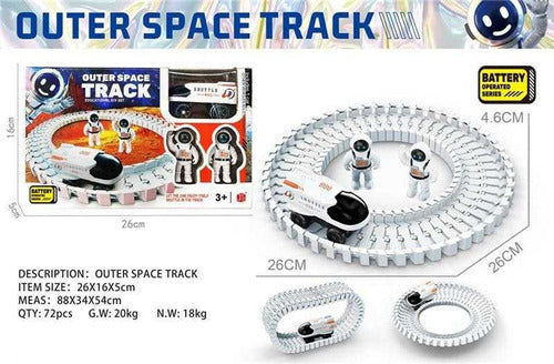 Mini Pista Nave Espacial Con Astronautas 53778