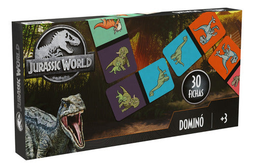 Jurassic World Domino Infantil Juego De Mesa Original Jur108