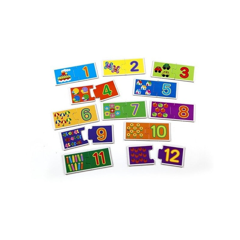 Primeros Numeros Juego Puzzle Original Ruibal