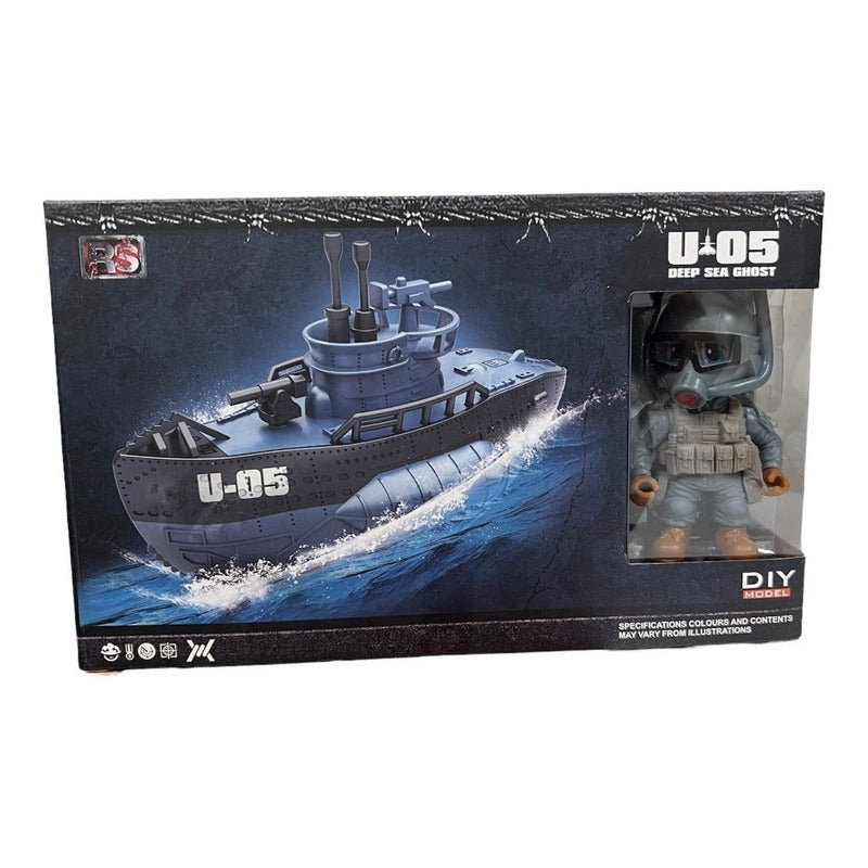 Playset Militar Con Figura Kit Para Armar Surtido 6531