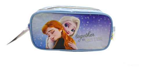 Frozen Cartuchera Canopla 2 Cierres Original Wabro 56817