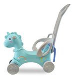 Mecedor Unicornio 3 En 1 Celeste Okbb0304