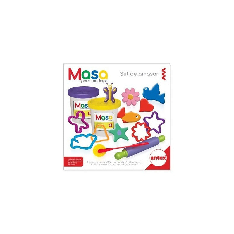Masa Para Moldear Modelo Set De Amasar Original Antex
