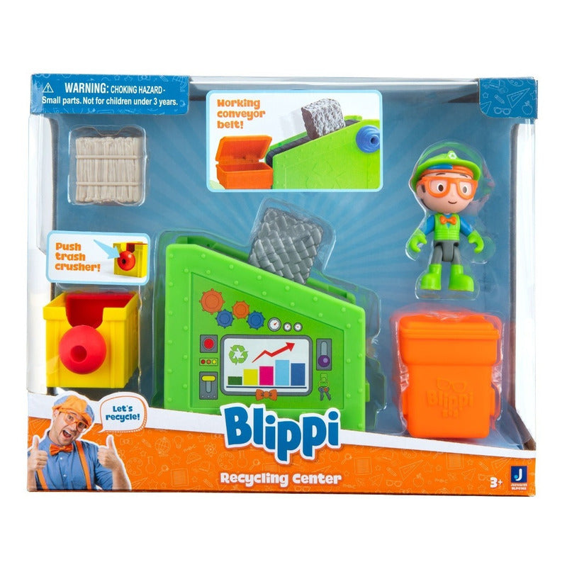 Blippi Playset Aventuras Con Figura Original Wabro 86154