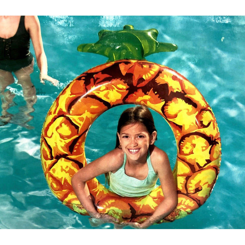 Colchoneta Inflable Salvavidas Forma De Anana 36121 Bestway