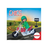 Moto De Paseo Con Figura Chics Original Antex 9908