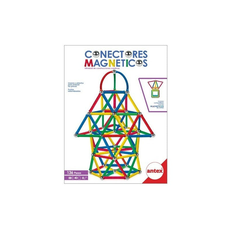 Magneticos Set Construcciones Creativas 135 Pzas. Antex 1266