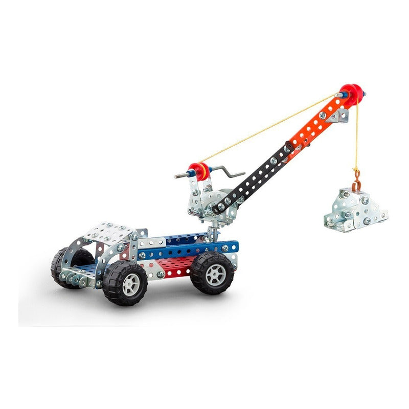 Meknex K50 Juego Tipo Mecano 127 Piezas Con Herramientas