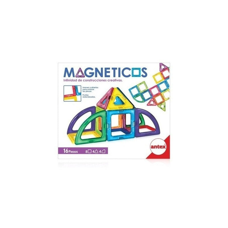 Magneticos Set Contrucciones Creativas 16 Piezas Antex 1260