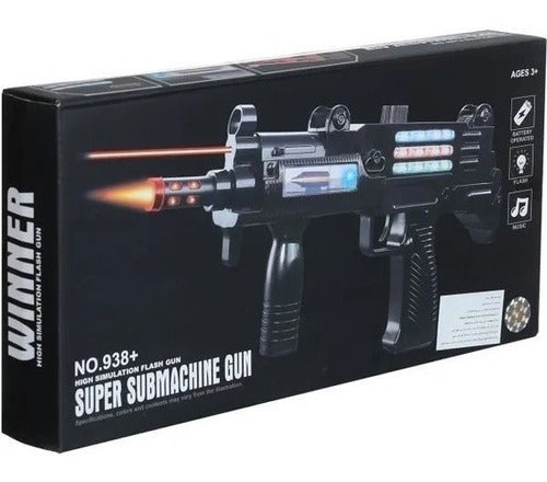 Ametralladora Super Submachine Gun Con Sonido 50871