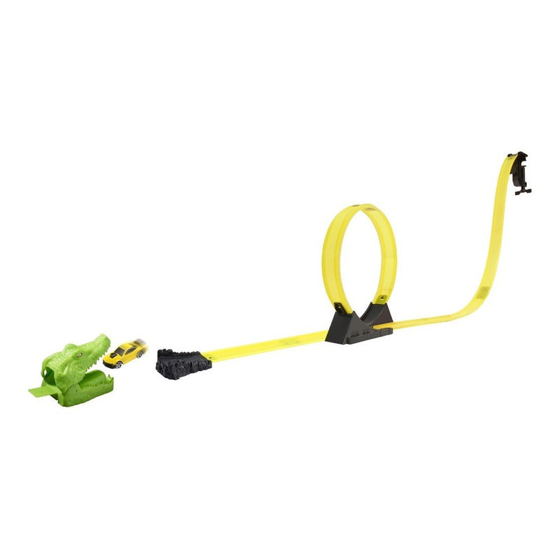 Pista De Autos Croc Attaack Con 5 Autos Teamsterz 14145