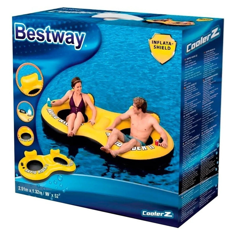 Isla Colchoneta Inflable 43113 Bestway 259 X 135 Cm