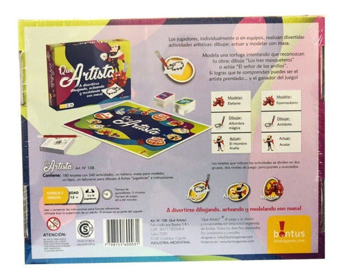 Que Artista Juego De Mesa Original Bontus