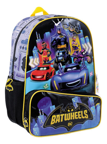 Mochila De Espalda Batwheels Con Lic. Original 16'' 63854