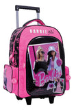 Mochila Con Carro Barbie 18'' Lic. Original 35620