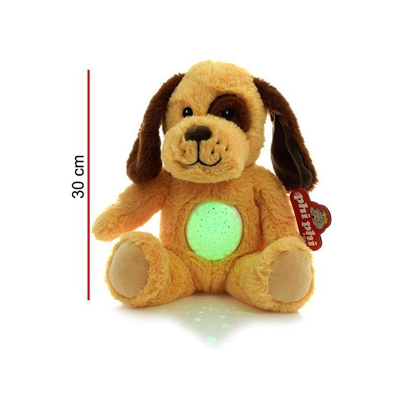 Peluche Perro Con Luz 30cm Phi Phi Toys 1636